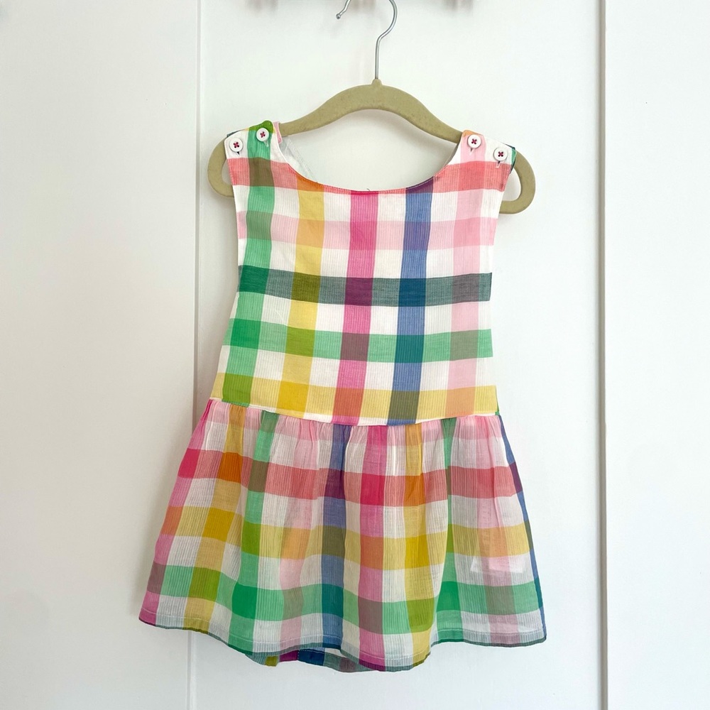 Mini Boden Madras Cross-back Tank size 6-7